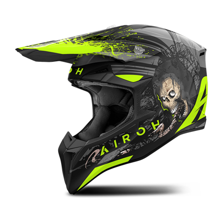 Casco de Cross Airoh Wraaap Oscuridad S
