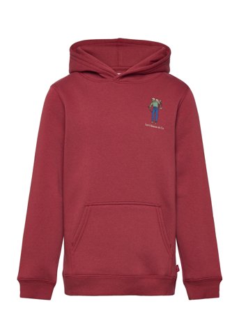 Levi's Po-Pull-Over Hoody - Red - 128