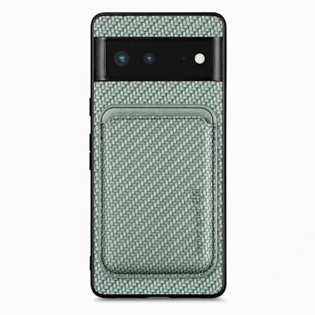 Google Pixel 6A Stöttåligt skal med Magnetisk Korthållare Magsaf