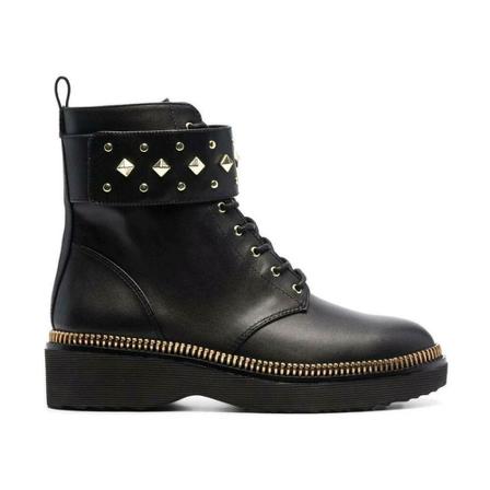 Michael Kors, Haskell Cuff Booties Czarny, Kobieta, Rozmiar: 37 EU