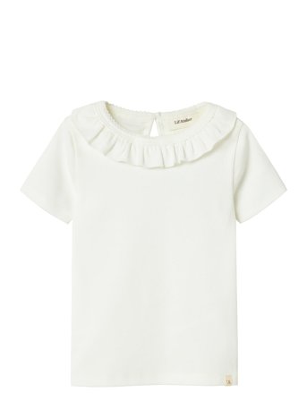 Nmflalo Tan Ss Slim Top Lil Lil'Atelier White