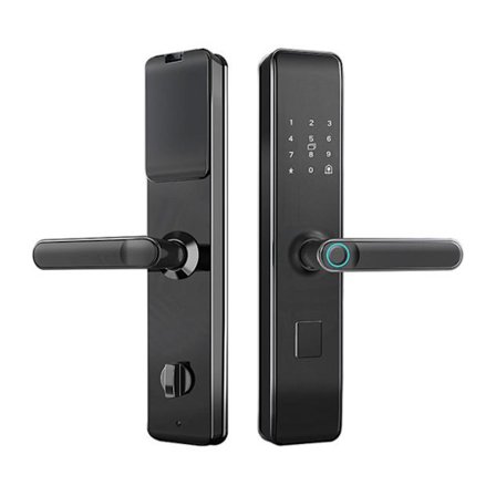 Smart Fingeravtryckslås för Dörr - Biometrisk Nyckelfri Ingång med Fjärråtkomst & USB Backup[JSR]