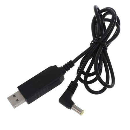 DC 5V till DC 12V USB Spänningsomvandlare Kabel 5.0x3.0mm DC-kontakt Strömkabel
