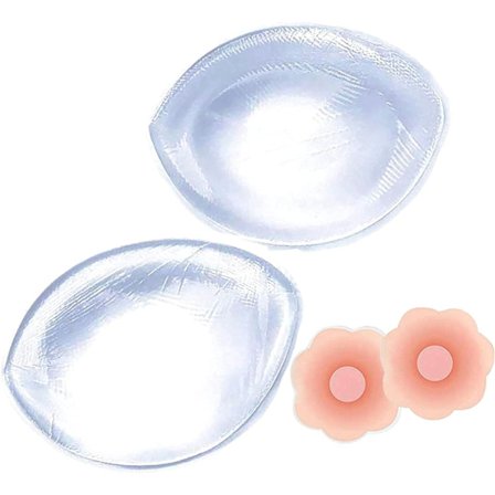 Silikoninnlegg for BH, BH-innlegg Klar - Perfekt