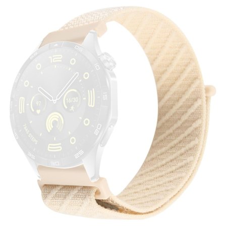 22mm klockarmband Huawei Watch GT 5 Pro 46mm / GT 5 46mm / GT 4 46mm / Watch 4 / Samsung Galaxy Watch3 Nylon Loop Strap - Stjärnljus