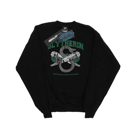Harry Potter Tjejer Slytherin Quidditch Emblem Sweatshirt 7-8 År