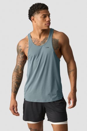 ICANIWILL - Stride Stringer Top Men Racing Blue - Träningslinne - Herr - Träningskläder från ICIW