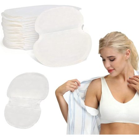 70 stk. armhuleinnlegg for menn og kvinner, individuelt pakket svettebeskyttende innlegg, anti-svette underarmsinnlegg for overdreven svetting
