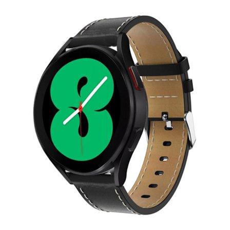 Klassiskt Läderarmband Samsung Galaxy Watch 6 44mm Svart