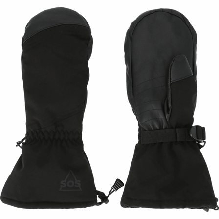 SOS Ohau Long Mitten Gloves Black