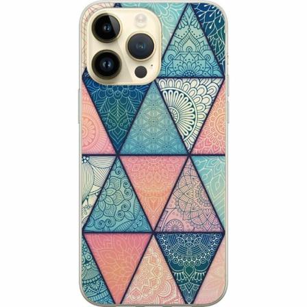 Apple Iphone 14 Pro Max Genomskinligt Skal Mandala Triangles