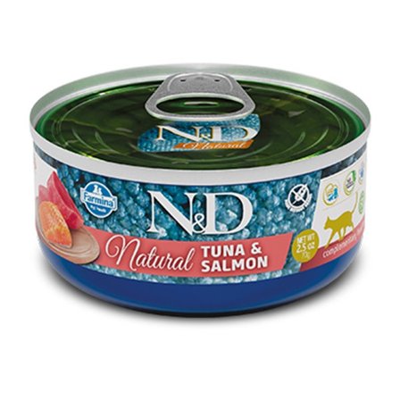Farmina Natural & Delicious Natural Tonno & Salmone per Gatti