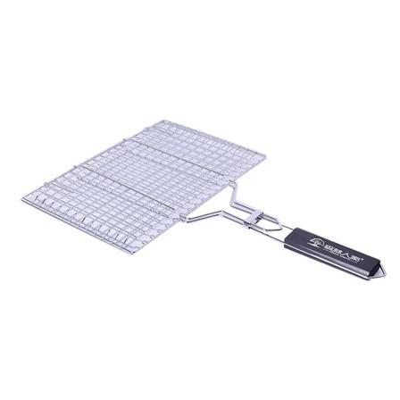 Utomhus Grillnät i Rostfritt Stål med Klämma Grillgrill Tillbehör (kw3010a, Ny)