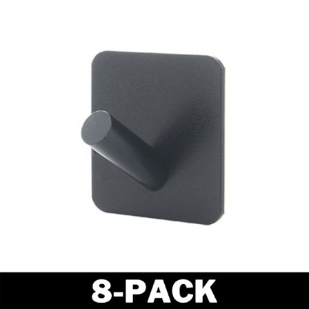 Stilren Håndklekrok - Festes Enkelt - Svart