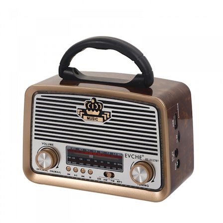 FM-radio Vintage-radio Retro-radio Kannettava radio Lyhytaalto-radio Vintage-radio Bluetooth-kaiuttimen, USB-TF-AUX-MP3-soittimen kanssa