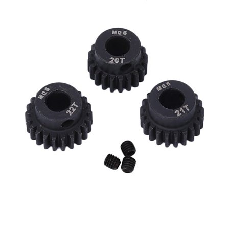 Motormodul-Tannhjulsett for 1/10 1/8 RC-bil, erstatningskomponent for indre hull, 20-22T
