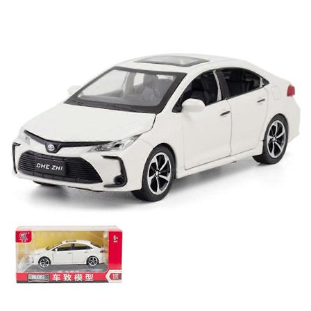 1:32 Mittakaavan Toyota Corolla Metalliseos Automalli Painevaletut Vedettävä Auto Lelu Replika Lapsille Pojille Lahja - Sininen (LGL)