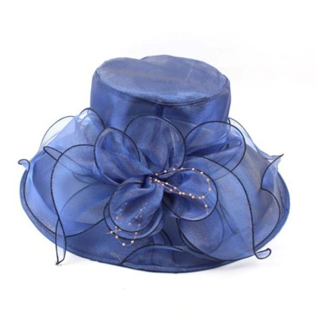 Kvinnors stora blomma Kentucky Derby Tea Party Fascinator Hat C
