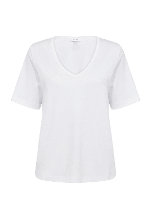 Leveté Room Paloma 2 T-Shirt T-shirts & toppar Dam Vit XS