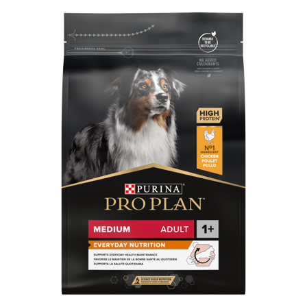 Purina Pro Plan - Adult Everyday Nutrition Medium tørrfôr for voksne hunder 3 kg - Hund - Hundefôr & hundemat - Tørrfôr for hund - ZOO.no