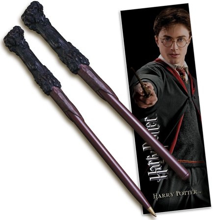 Harry Potter Wand Penna & Bokmärke