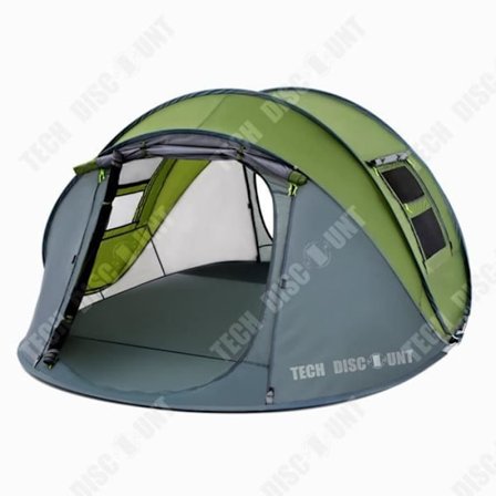 Teltta - TD - Moni-henkinen - Nopea avaus - Yksikerroksinen - Lasikuituinen kaari