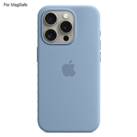 Til Iphone 15 Pro Cover Kompatibelt Med Magsafe Flydende Silikone Telefon Bagcover [induktion Popover]_uisad(h})