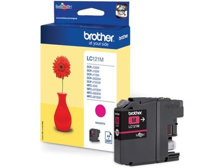 Brother LC121M - magenta - original - blekkpatron