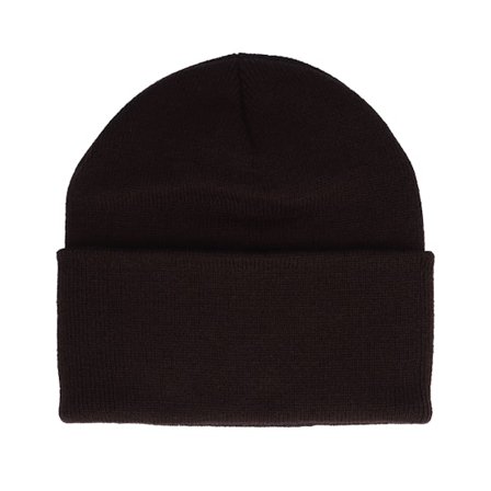 Yupoong - Braun cuff Mütze - Heavyweight Brown Beanie @ Hatstore