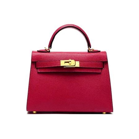 Chic Röd Axelväska för Kvinnor Mångsidig Messenger Handväska 28x12x21cm