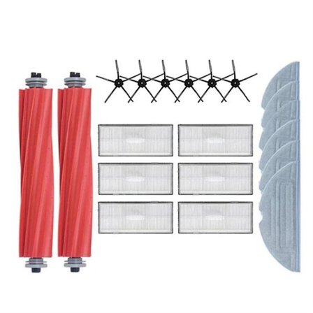 1 set för Xiaomi Roborock S7 T7s Plus Main Sidoborste Hepa Filter Kit
