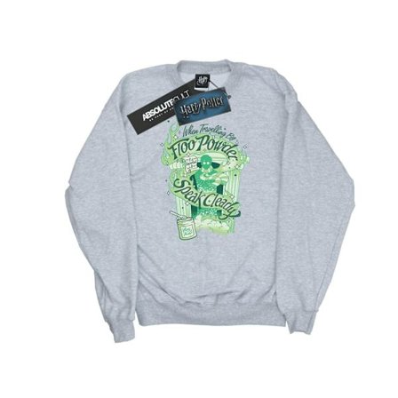 Harry Potter Dam/Dam Floo Powder Sweatshirt L Sports Grey