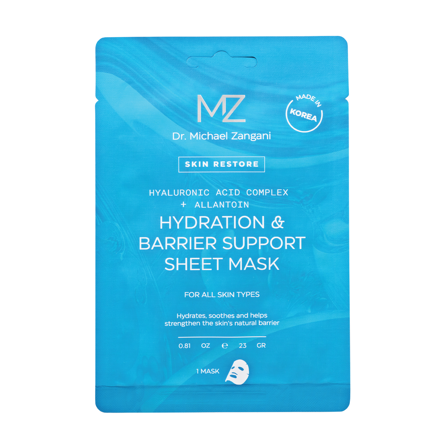 Dr. Michael Zangani Hydration & Barrier Support Sheet Mask, 1 stk.