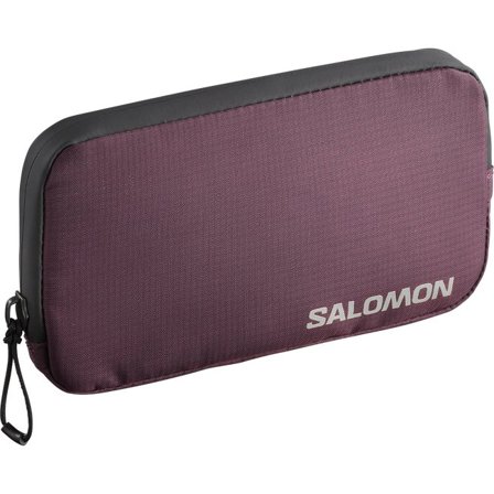 Salomon - Accessoires Unisex Acs Essential Case - Plum Perfect / Metal / Black