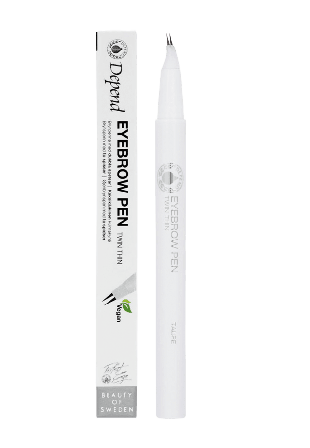 Depend Perfect Eye Eyebrow Pen Twin Thin Ögonbryn Dam Brun 1 PCS