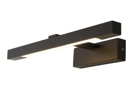 Aneta Lighting LUCCA vegglampe bad, svart, AC LED