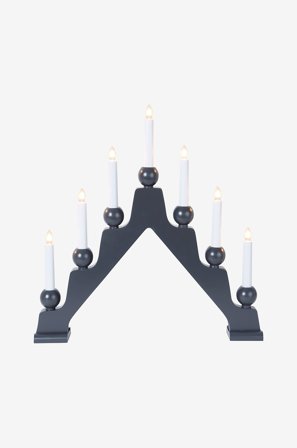 Jotex - Trelysestake Emma Grå - Kjøp Adventsstaker hos Jotex