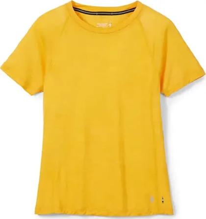 Smartwool Women's Merino Sport Ultralite Short Sleeve Women Short sleeved fitness sweater Yellow L