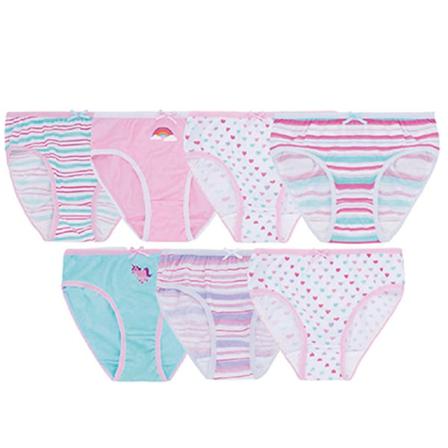 Tom Franks Tjejtrosor (paket Med 7) 7-8 År Vit/rosa/blå