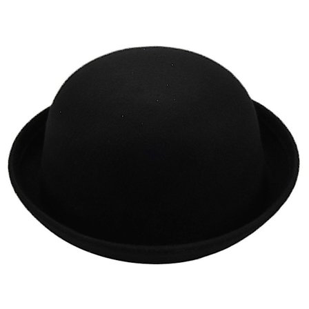 1 kpl Melonihattu Bowler Hat Hat Bowler Hat Felt Hat Hat Ratsastushattu () Tw