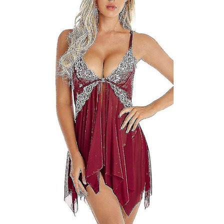 Erotisk Natskjorte Lingeri Frækt Tøj Sexy Natskjorte