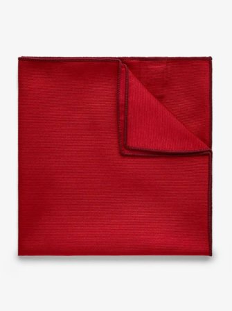 John Henric Men's Rotes Einstecktuch Size Onesize