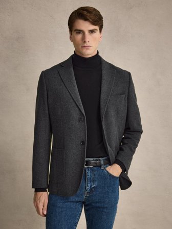 John Henric Men's Grauer Blazer Tailored Fit Size 48