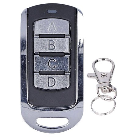 3V Garageport Fjernbetjening 287-868MHz 4 Knapper Fjernbetjening Sender til Tyverialarm SLE