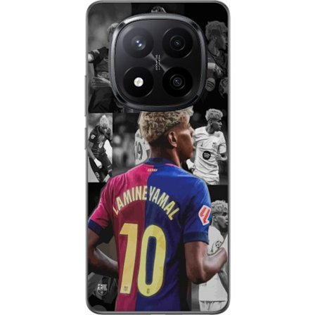 Kompatibel Mobilcover til Xiaomi Redmi Note 14 Pro+ Yamal FC Barcelona fodbold stigende stjerne 2025