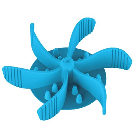 Sininen hidas syöttökuppi, Anti Glutton Dog Insert Slow Feeding Bow