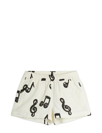 Mini Rodini | Note Aop Muslin Shorts | 128/134