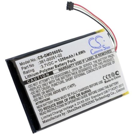 Battery for Garmin Dezl 560LMT etc