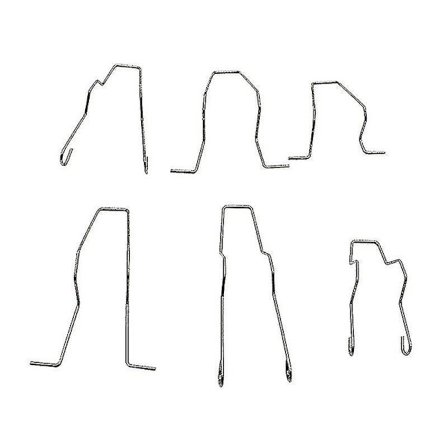 6 stk. Forlygte Hovedlygte Dyppet Nærlys Klemme Klemme 5zhsfullkit Beslag Pære Fastholdelsesfjeder Klemme Klemme _dxm