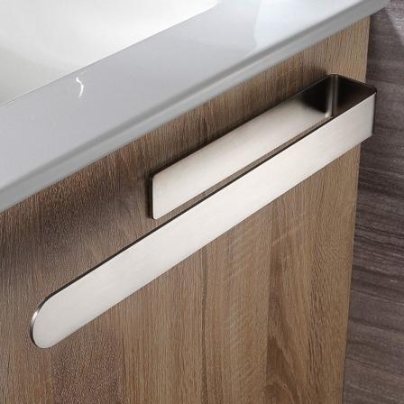 Badhåndkleholder uten boring, selvklebende håndkleholder i rustfritt stål